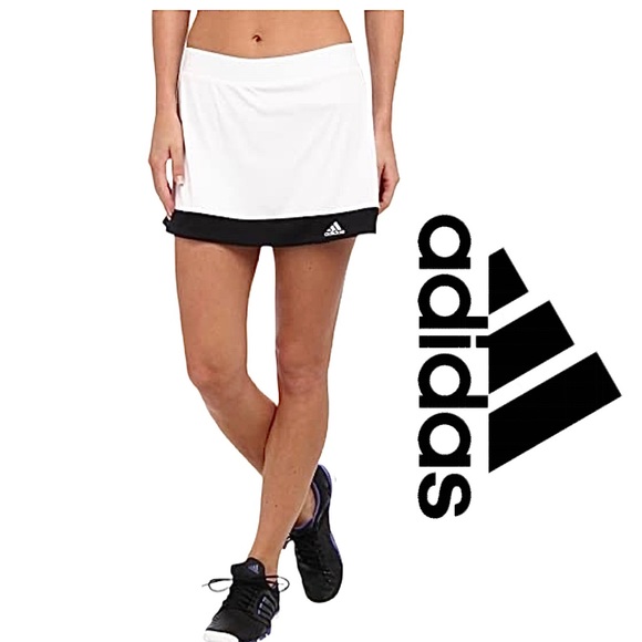 NWT Adidas White with Black Galaxy Skort - Picture 8 of 15